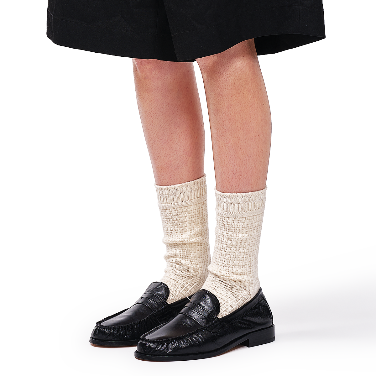 Waffle Crew Sock - Three Pack