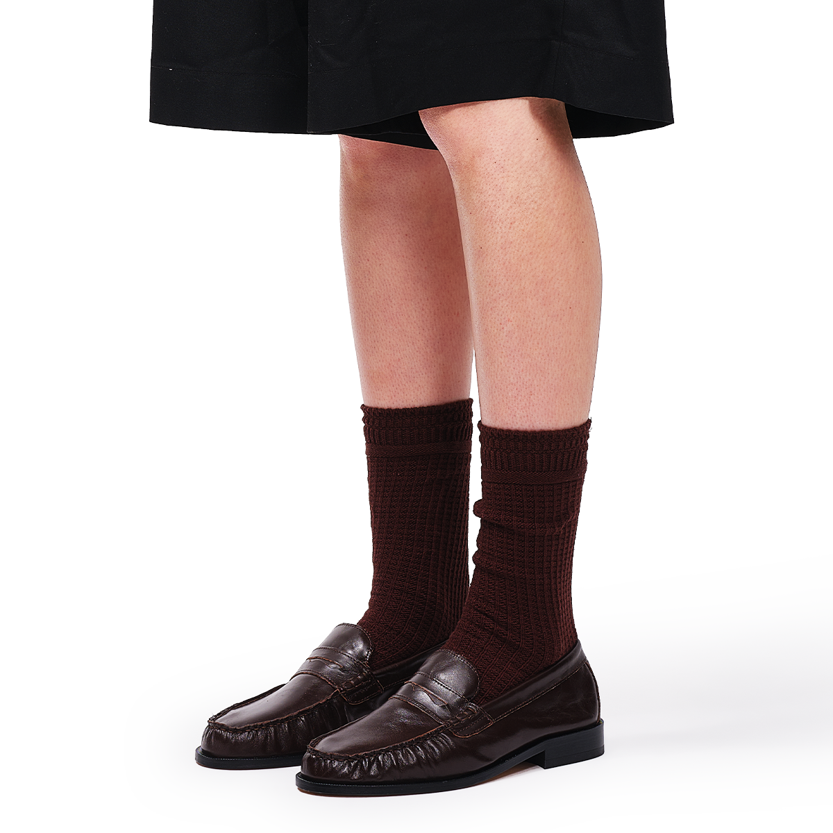 Waffle Crew Sock - Three Pack