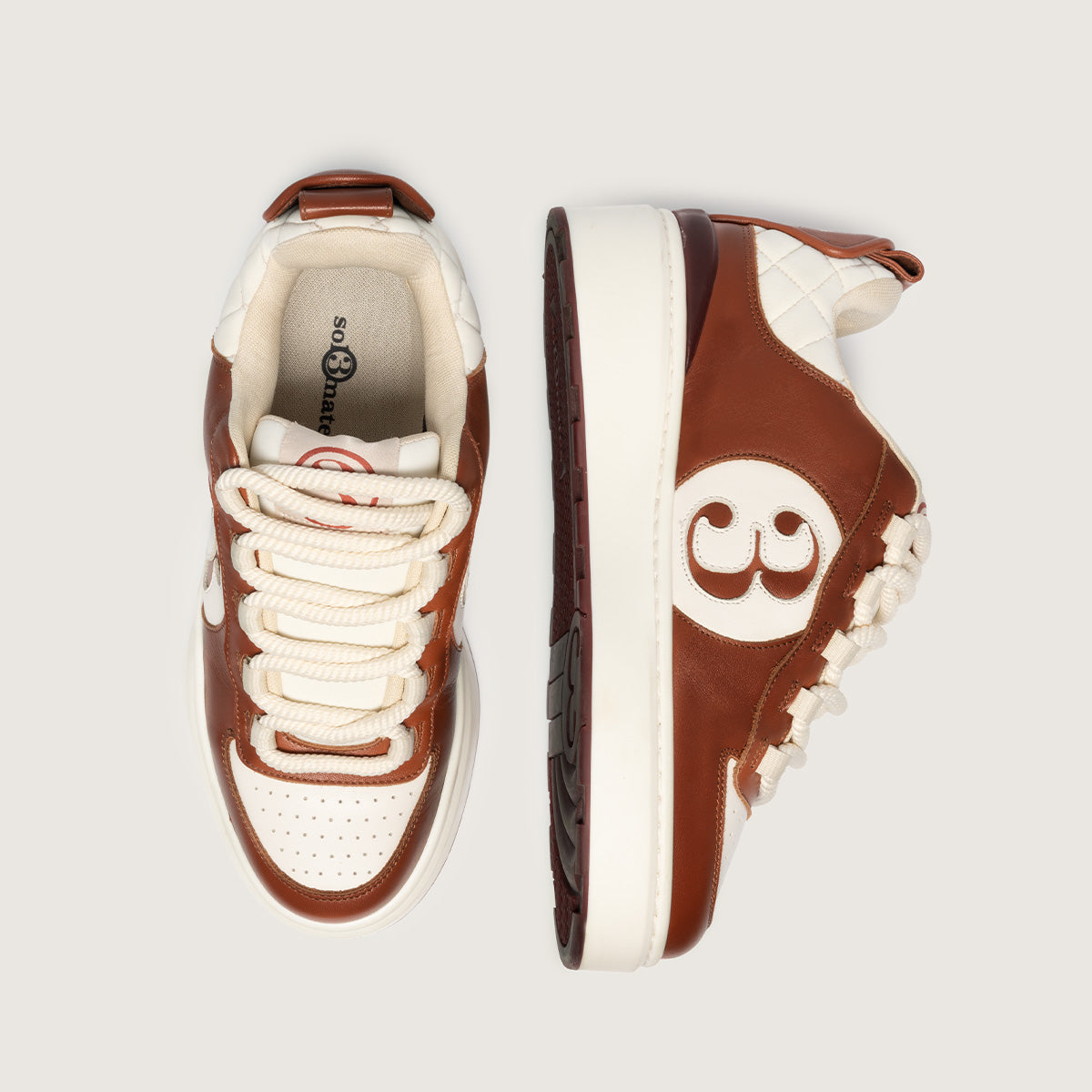 320s - RED TAN & WHITE